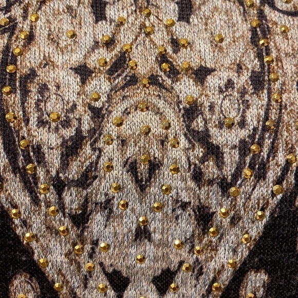 H womens One World casual stretch long sleeve plus size top 1X - Picture 2 of 3